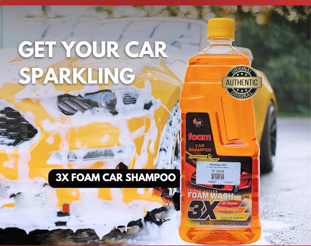 Picture of 3x Foam Car/Bike Shampoo Wash and Wax - 1Ltr