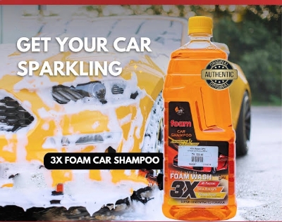 Picture of 3x Foam Car/Bike Shampoo Wash and Wax - 1Ltr