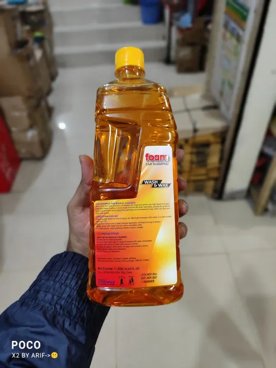 Picture of 3x Foam Car/Bike Shampoo Wash and Wax - 1Ltr