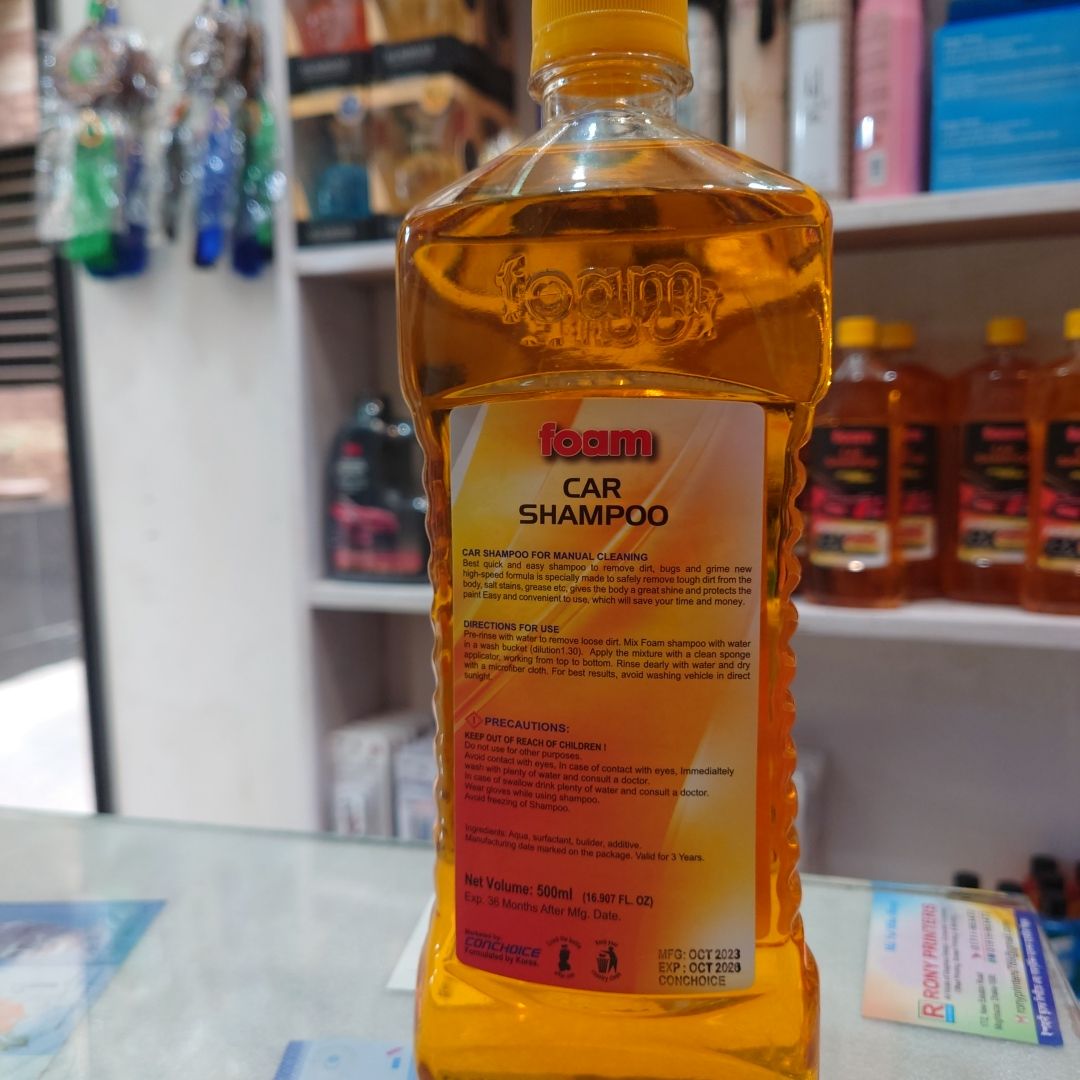 Picture of 3x Foam Car/Bike Shampoo Wash and Wax - 500ML