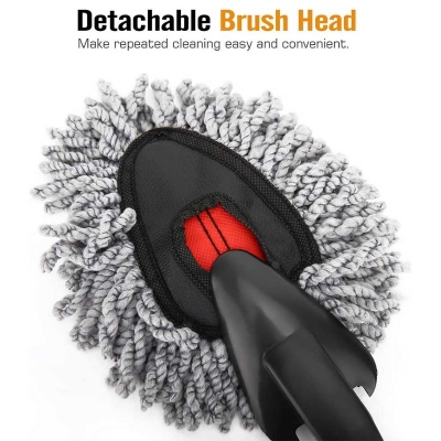 Picture of Small Microfiber Car Duster Super Soft Microfiber Car Dash Duster Interior Exterior Cleaning