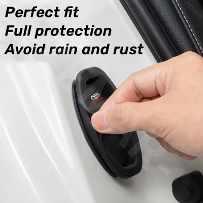Picture of 4Pcs Toyota Silicone Car Door Lock Protection Cover