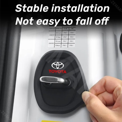 Picture of 4Pcs Toyota Silicone Car Door Lock Protection Cover