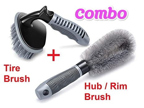 Picture of Car Tire T shape brush + car Tire I shape washing brush