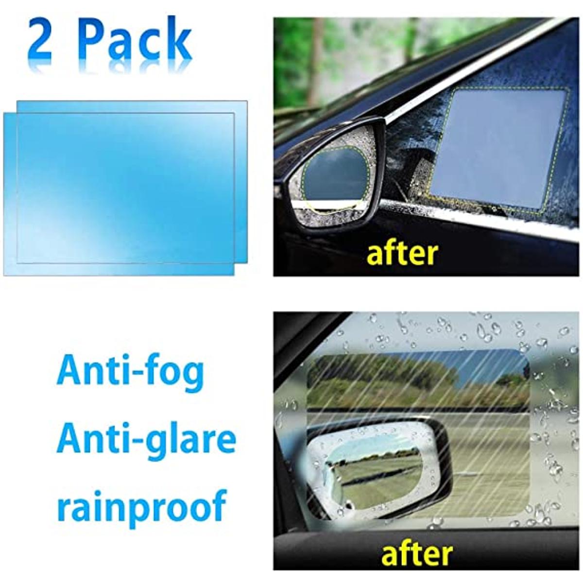 Picture of 4 PCS Car Rearview Mirror Protective Film, HD Anti-Fog Nano Coating Rainproof Film,Car Anti Water