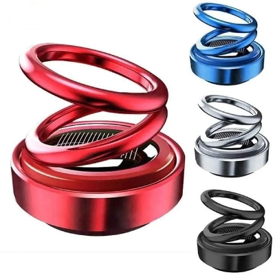 Picture of Solar Powered 360 Degree Rotation Car Air Freshener For All Cars - Air Freshener - solar panel 100w