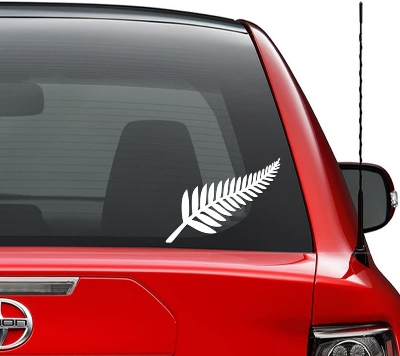 Picture of New Zealand Silver Fern Decal Back Glass Sticker  For Car Premium Quality