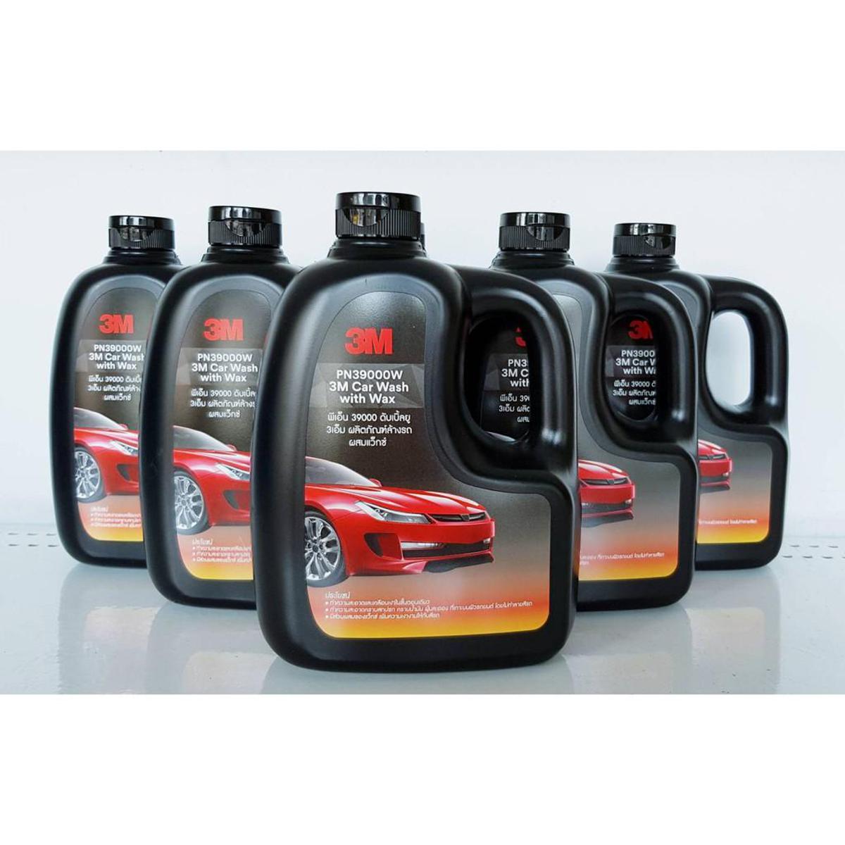 Picture of 3.M car wash shampoo with wax formula 1000Ml.