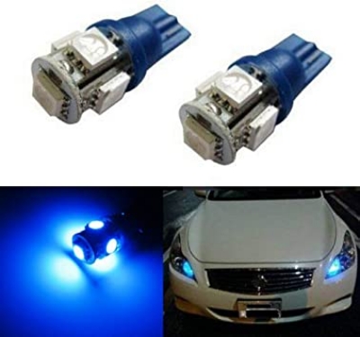Picture of 5 LED Car Blue parking Light Bulbs 10 pc box