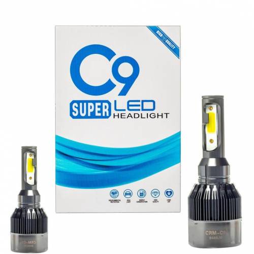 Picture of C9 H4 Super Led Lightning Effect Headlight Bulb -2Pis 1Pair