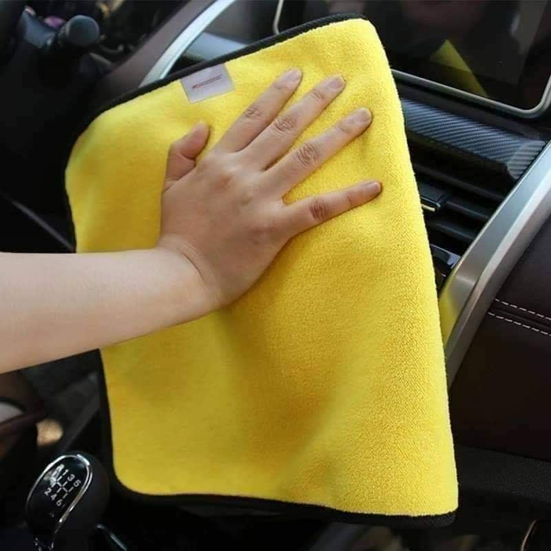 Picture of Microfiber Towel Premium Quality - 40x40 (Yellow,Green,Blue)