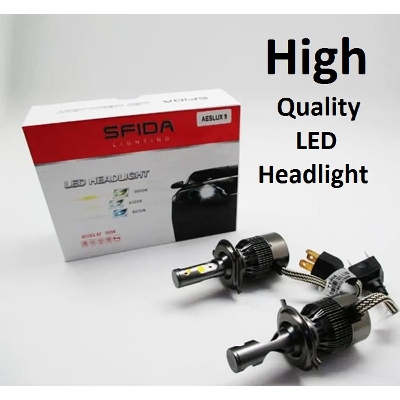 Picture of NEW SFIDA High Quality Car LED Headlight 6000LM 3 colors 50 Watt 9006 - 1 Pair 2 Pis