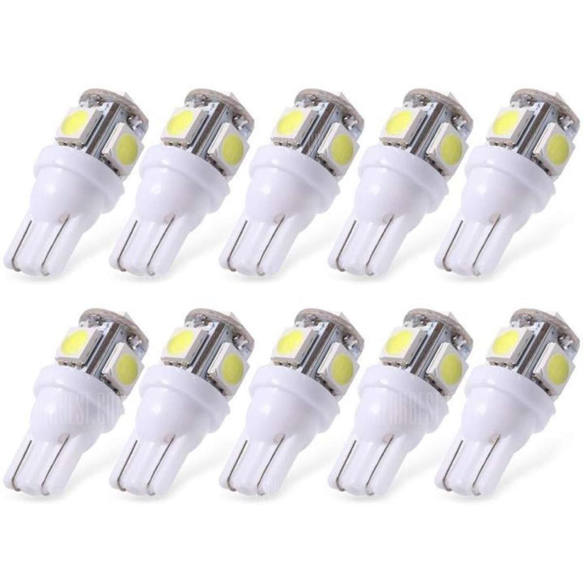 Picture of Car Parking LED Light 5 Bulbs White Color -10 pc box