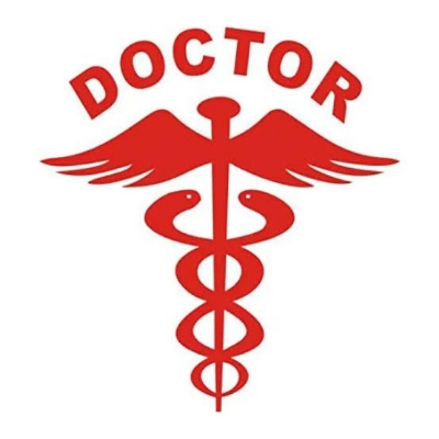 Picture of Doctor Universal Car Logo Sticker Premium Quality - 1 Pis