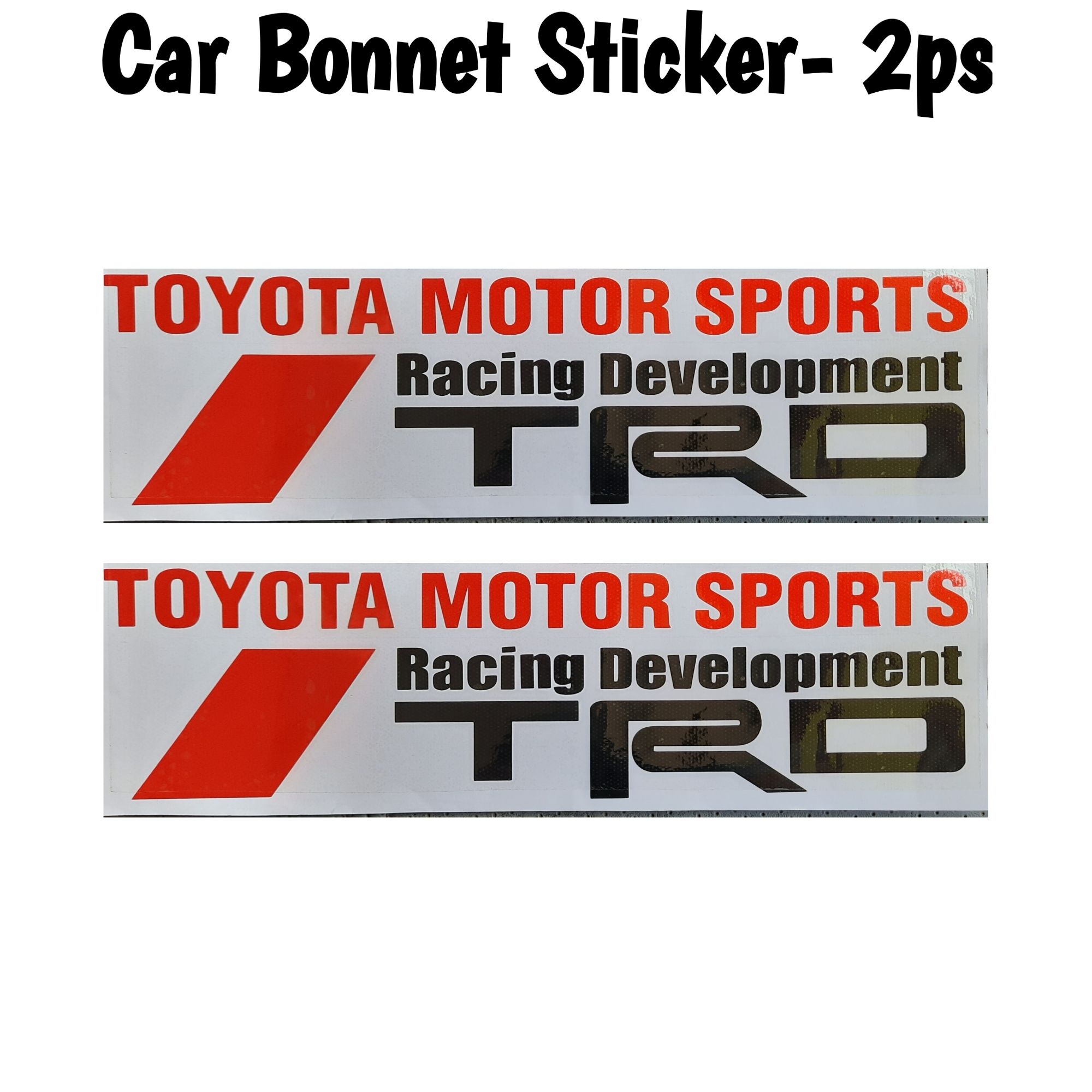 Picture of TRD Racing Development Bonnet Sticker For Car - 2 Pis