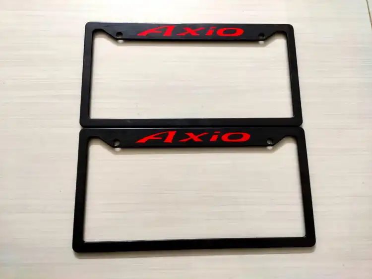 Picture of New AXIO-Car Number Plate Frame, Car License plate- (2PC/SET)