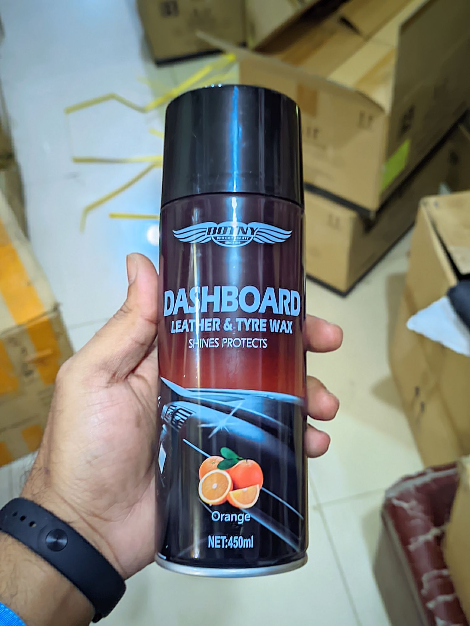 Picture of Botny Car/ Bike Polished Dashboard With The Smell Of Lemon, Orange & Strawberry