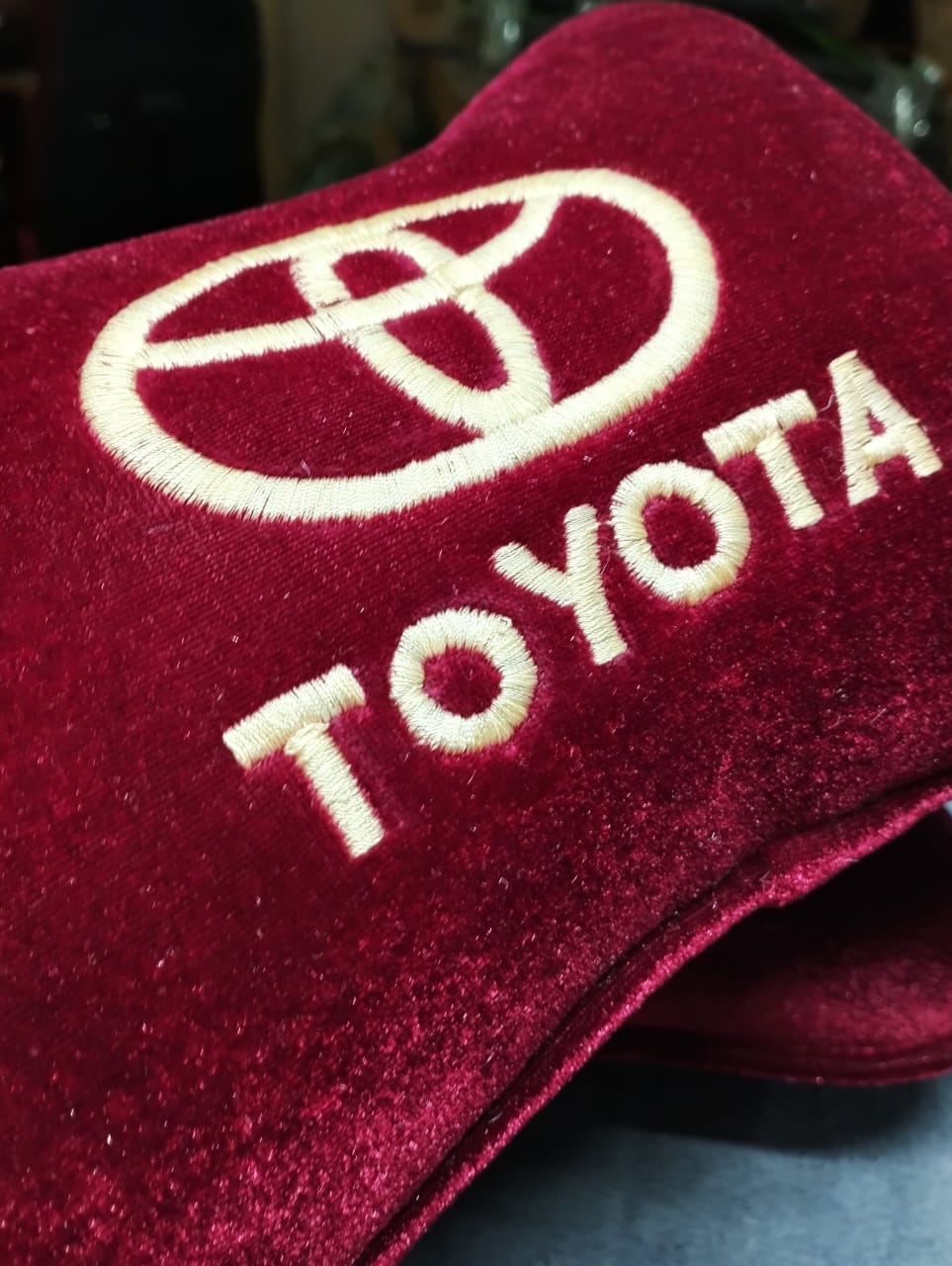 Picture of New Premium Quality Car Head Pillow Toyota - 2Pis 1Pair