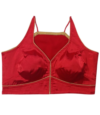 Picture of Sleeveless Red Color Blouse For Women