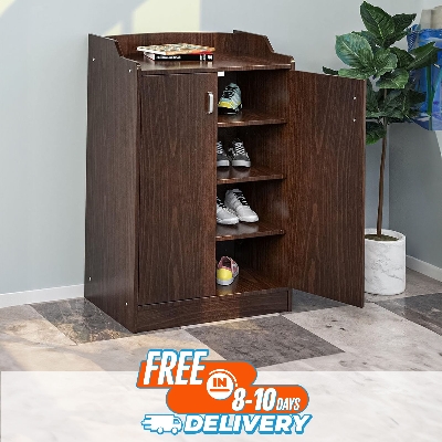 Picture of RK Furniture Engineered Wood Shoe Cabinet for Entryway and Shoe Rack Storage Organizer