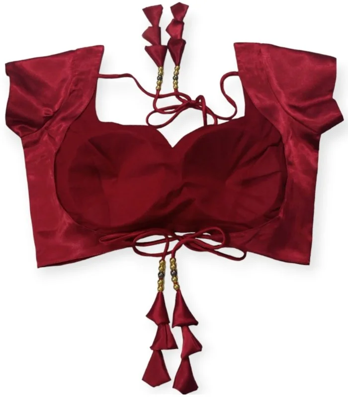 Picture of Princess Cut Backless Blouse For Women