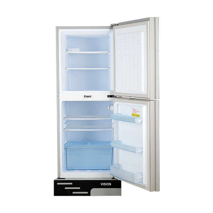 Buy  VISION Glass Door Refrigerator RE-142 Liter Blue Flax Flower Top Mount  at Best Price in Bangladesh