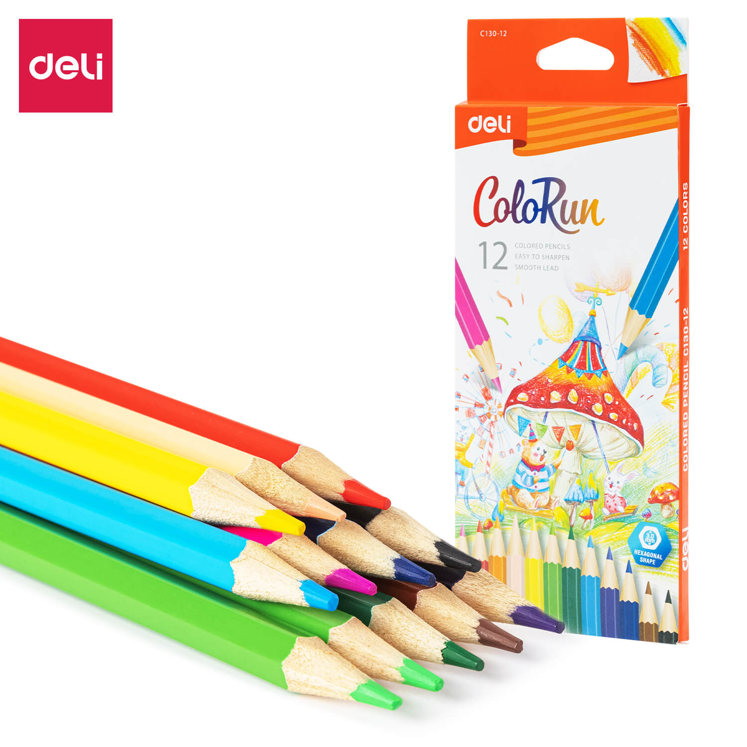 Buy Deli Colored Pencil Set 12 Colors -EC130-12 at Best Prices in Bangladesh