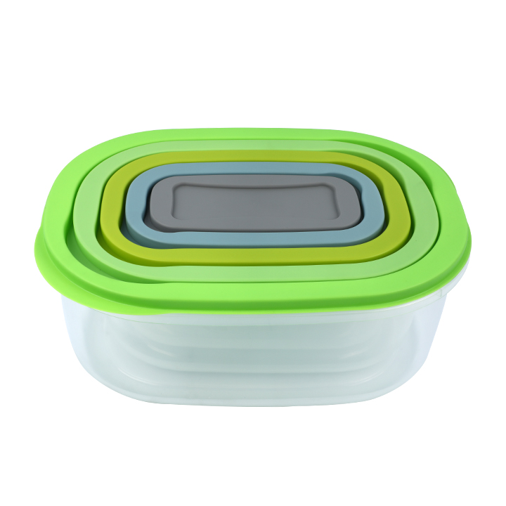 Picture of 5-Piece Lid & Lid Rtg Container Set - Durable, Space-Saving Storage (Exclusively For Othoba)