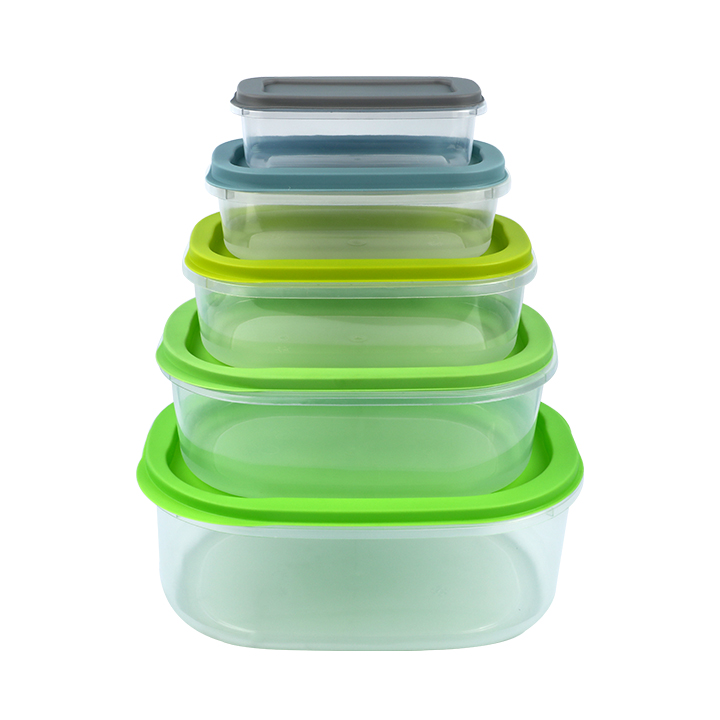 Picture of 5-Piece Lid & Lid Rtg Container Set - Durable, Space-Saving Storage (Exclusively For Othoba)