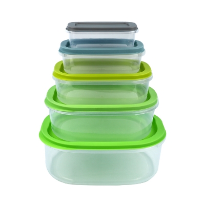 Picture of 5-Piece Lid & Lid Rtg Container Set - Durable, Space-Saving Storage (Exclusively For Othoba)