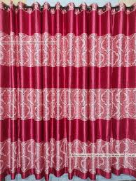 Buy curtain-porda-synthetic-curtains-indian-window-protector-4580-inch-standard-size-wine-red-art-4-kuchi-curtain- at Best Price In Bangladesh