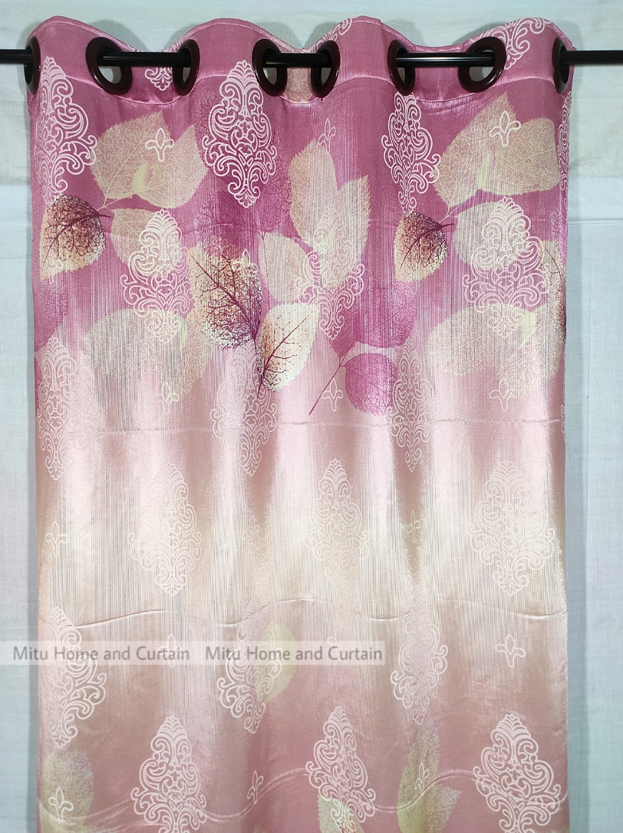 Buy curtain-porda-synthetic-curtains-indian-porda-window-protector-4380-inch-standard-size-4-kuchi-curtain-pink-lefa-art- at Best Price In Bangladesh