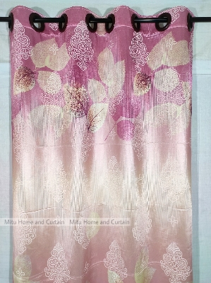 Buy curtain-porda-synthetic-curtains-indian-porda-window-protector-4380-inch-standard-size-4-kuchi-curtain-pink-lefa-art- at Best Price In Bangladesh