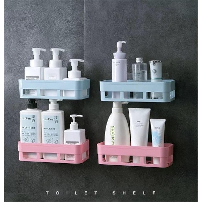 Picture of Palstic Shelves for Bathroom Wall - bathroom corner shelf