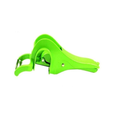 Picture of "2-in-1 stainless steel 5-blade vegetable cutter with peeler, chili and onion cutter with lock system / plastic vegetable and fruit cutter (181064053) - 181064053."