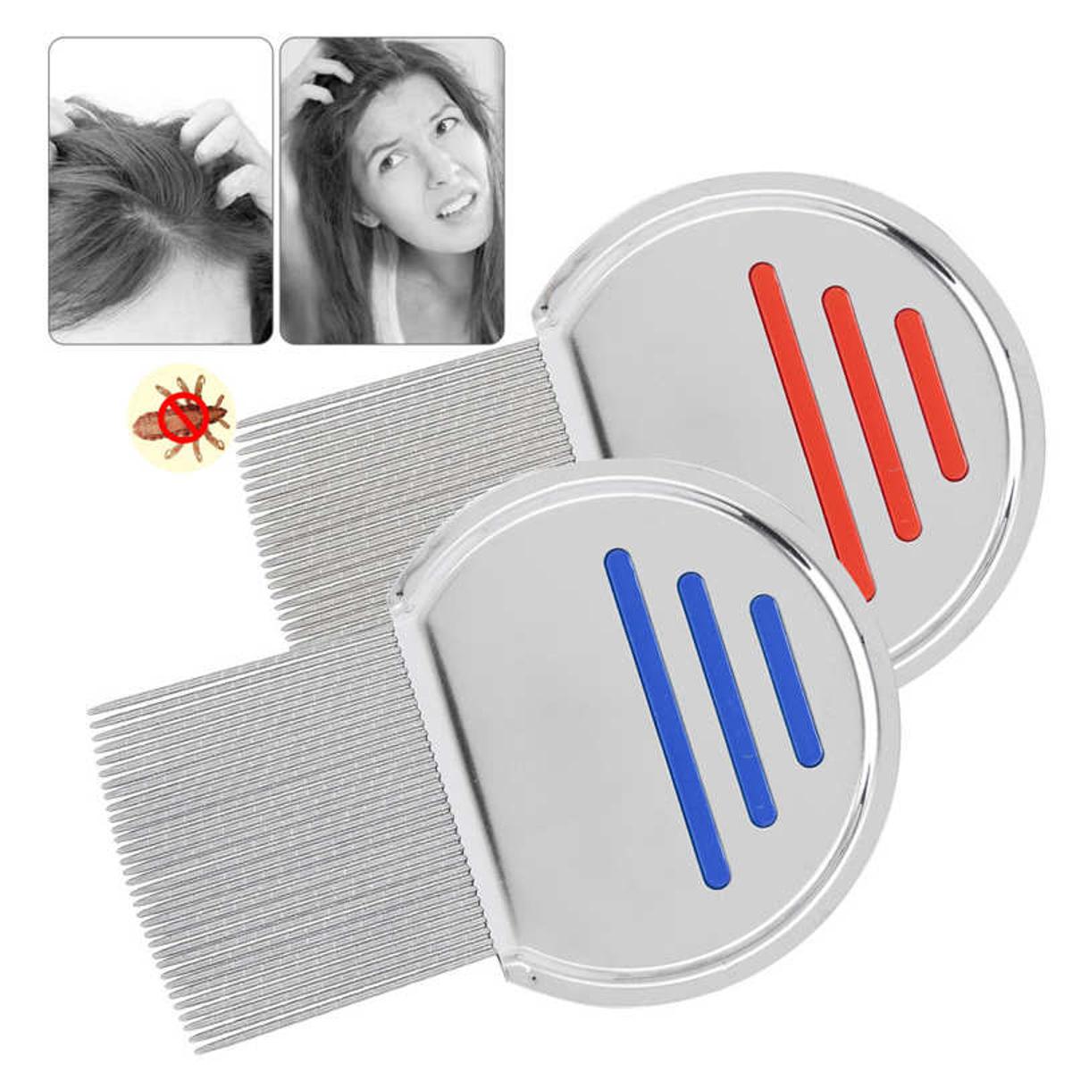 Picture of Lice and Nit Egg Free Treatment Professional Stainless Steel Lice Removal Comb