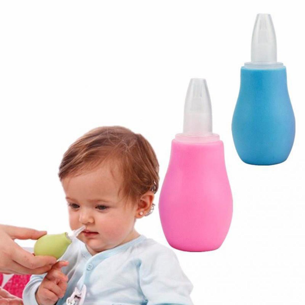 Picture of Baby Nose Cleaner Cleaner Nasal Vacuum Mucus Suction Aspirator Soft Tip Tools