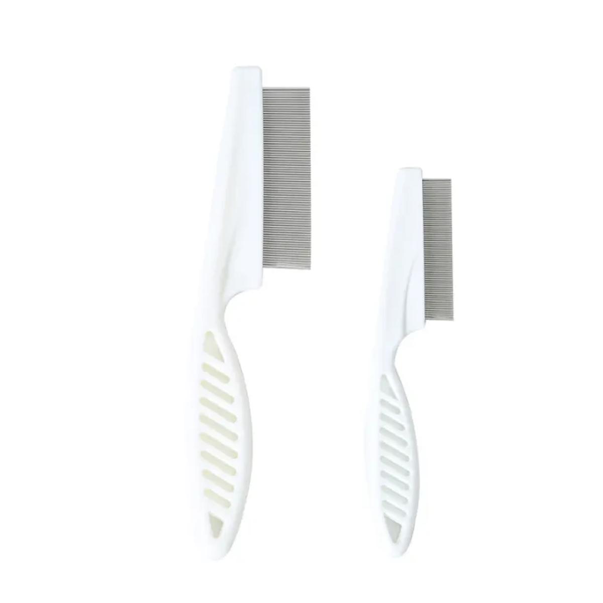 Picture of Pet Stainless Steel Grooming Comb Hair Brush Shedding Flea Lice Trimmer 1pcs Multicolor