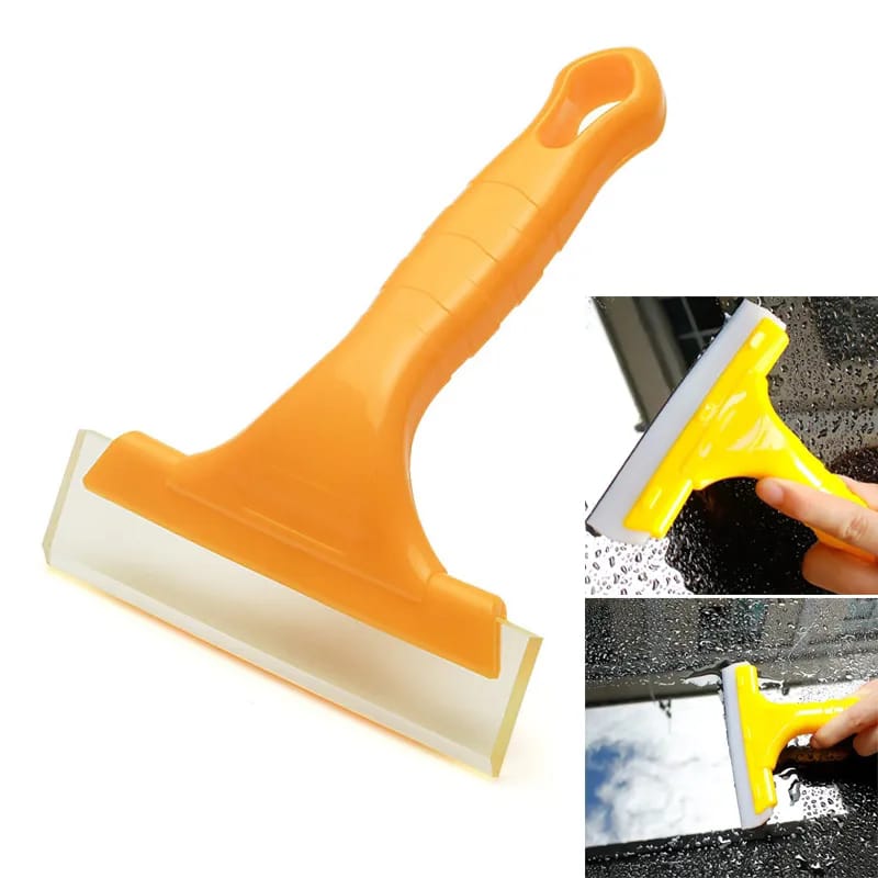 Picture of Car Window Water Scraper Wiper Silicone Blade Squeegee Mirror Washing Cleaning Tool Car Accessories Home Window Clean Brush 1pcs