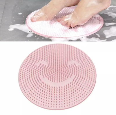 Picture of Silicone Bath Massage Cushion Brush,Non-Slip Back Massage Pad,Bathroom Wash Foot Mat 1pcs