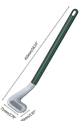 Picture of Long Handle Silicone Toilet Brush for Golf / No Dead Wall Cleaning Brush / Bathroom Flexible Bendable Toilet Brush Bathroom Supplies 1pcs