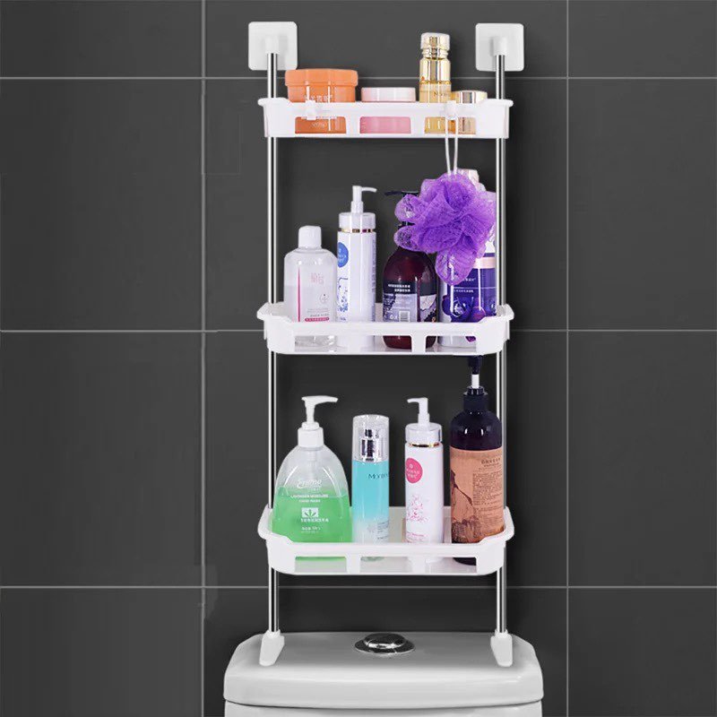 Picture of 3 layer Multifunctional kitchen & Bathroom Wall Storage Organizer Rack