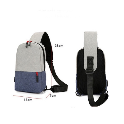 Picture of Multi-functional Men Crossbody Bag  Shoulder Bag Travel Hiking Camping Sling Bag Pack Messenger Chest Bag