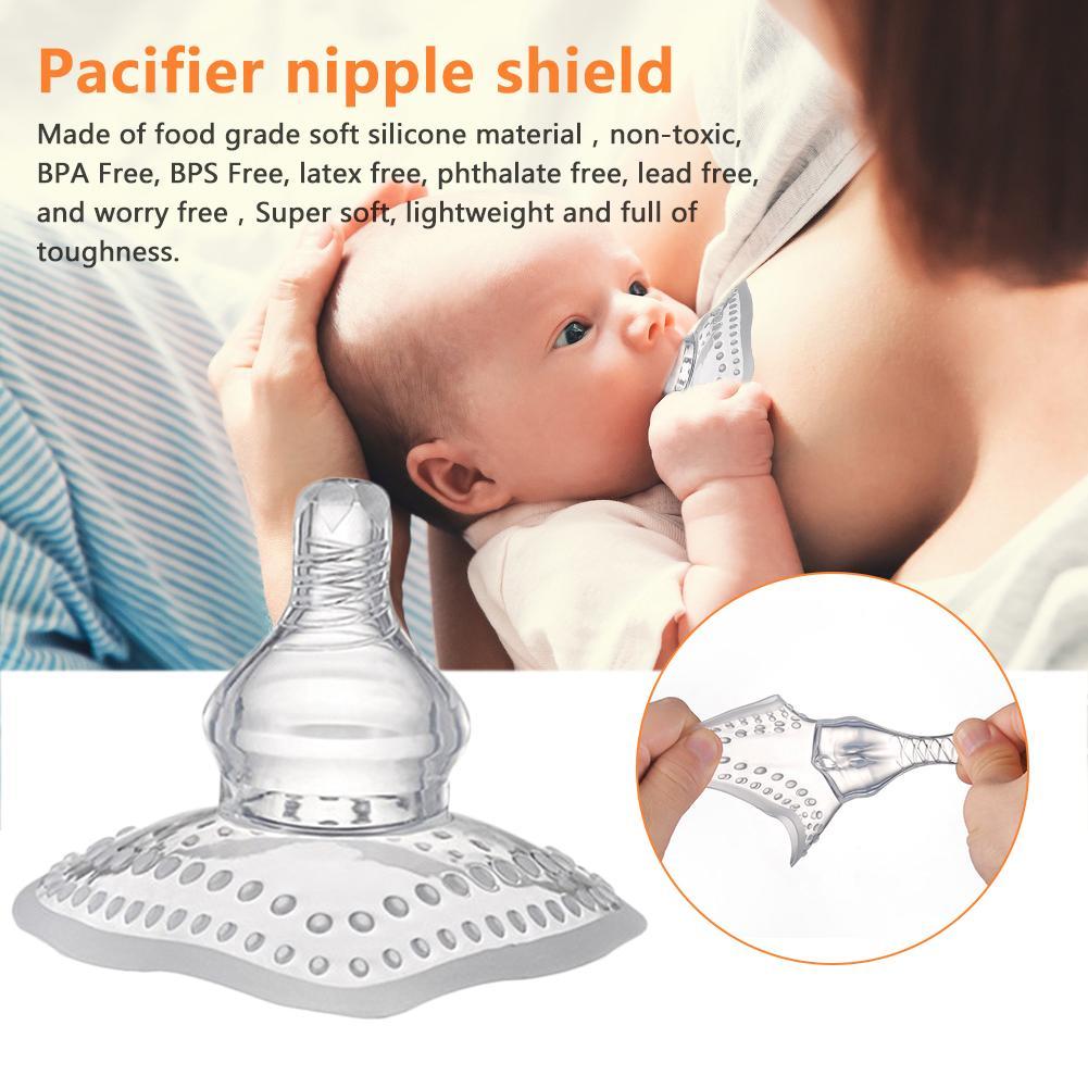 Picture of 1Pcs Soft Nipplle Premium Protector Food Grade Breastfeeding Shields Feeding Breast Pad Shield