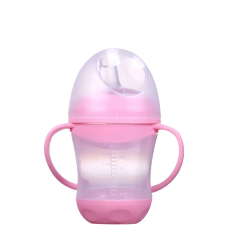 Picture of 250ml Silicone Nipple Kids Water Bottle Mum Pot