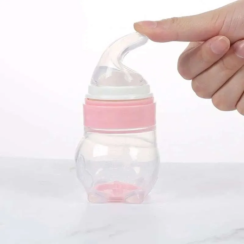 Picture of 70ml 3-in-1 Multifunctional Squeeze Feeder: Silicone Bottle for Medicine, Water, and Milk