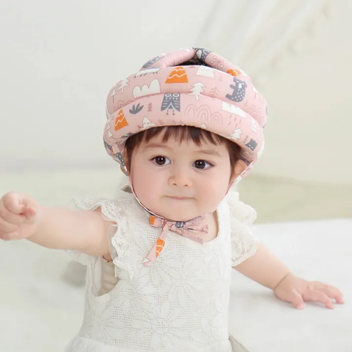 Picture of Adjustable Baby Safety Helmet – Soft Head Protector for Toddlers, Anti-Collision Cap