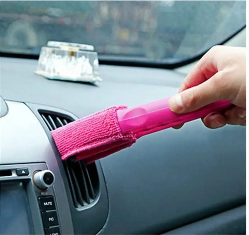 Picture of Microfiber Car Air Conditioner Vent Cleaning Brush, Window Shade Shutter, Blind Louver Cleaner, Cleaner Duster, 1Pc