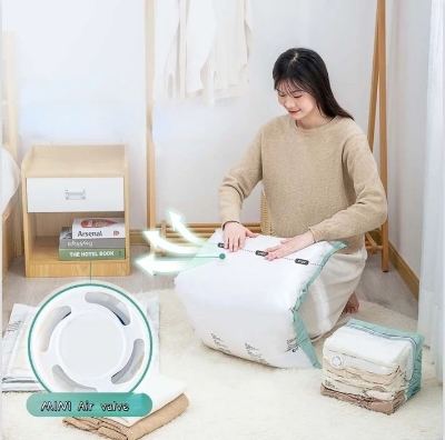 Picture of Strong Space Compression  Biodegradable Packaging Sealer Dust Vacuum Storage bags