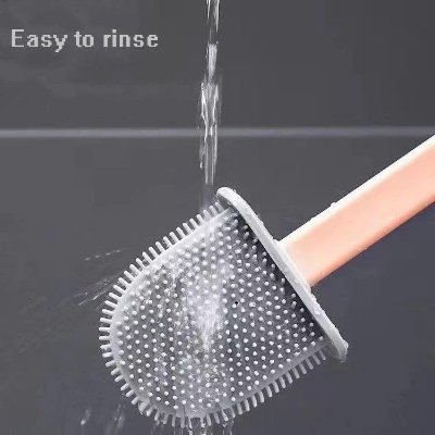 Picture of Wall Mounted Detachable Water Tight Silicone Toilet Brush for use